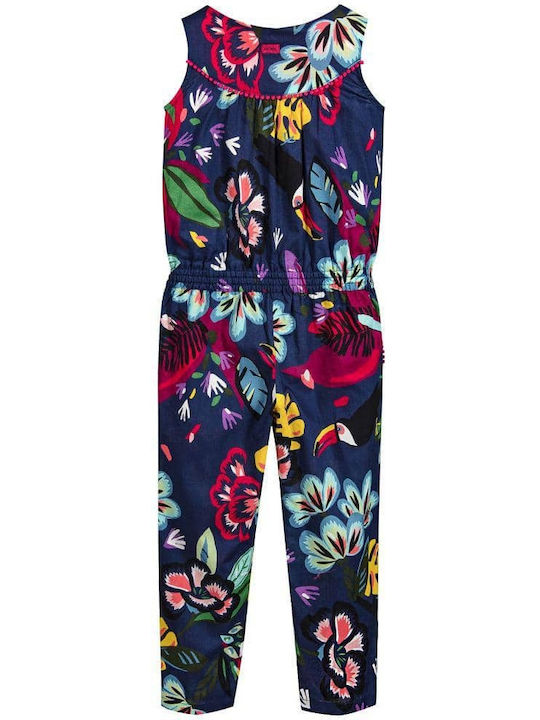 Catimini Girls Fabric Jumpsuit Multicolour