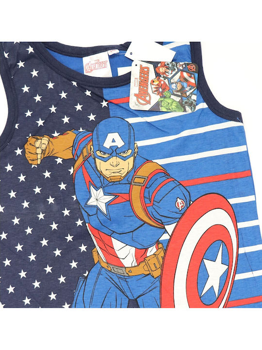 Kids' Shirt Sleeveless Navy Blue