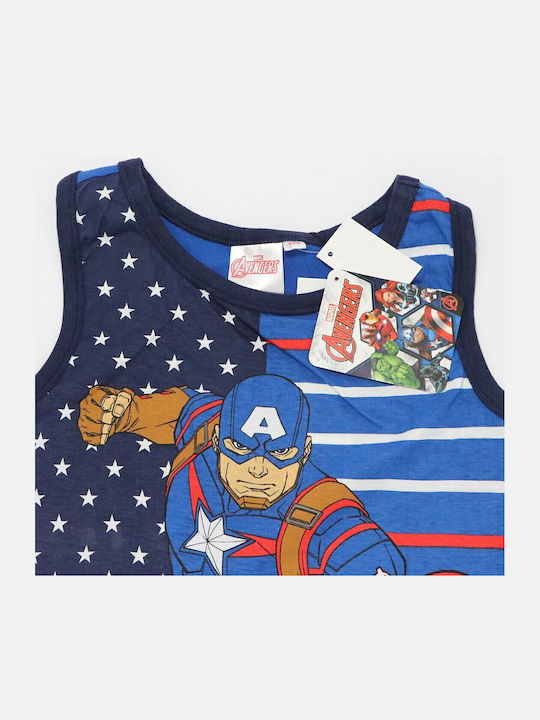 Kids' Shirt Sleeveless Navy Blue
