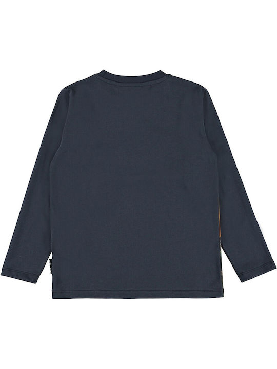 Molo Kids Blouse Long Sleeve Navy Blue