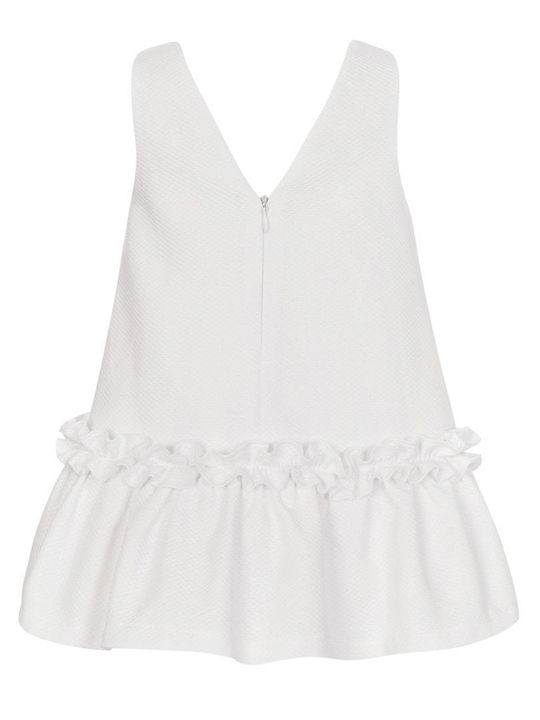 Balloon Chic Kids Dress White