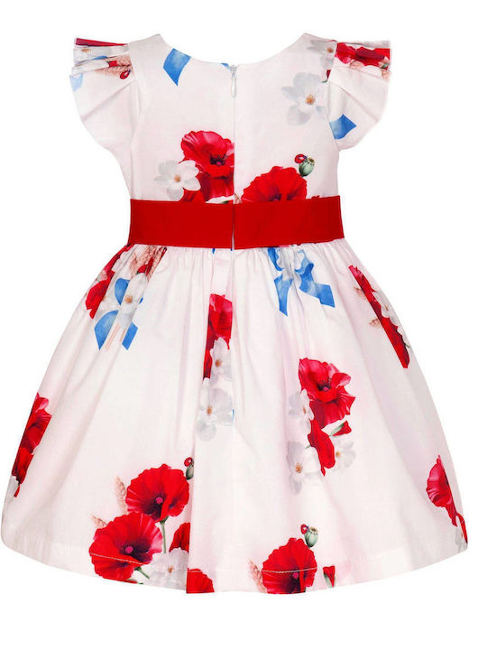 Balloon Chic Kids Dress Sleeveless White