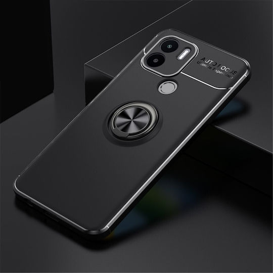 Kickstand Back Cover Σιλικόνης Μαγνητικό Μαύρο (Redmi A1+ / A2+)