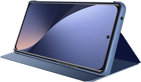 5G Mad Mask Mirror Surface Series Book Synthetic Leather Silver (Xiaomi 12 Lite)