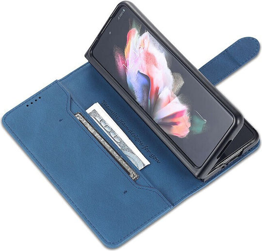 AZNS Wallet Δερματίνης Μπλε (Galaxy Z Fold4)
