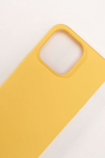 Luigi Back Cover Σιλικόνης με Λουράκι Κίτρινο (iPhone 13 Pro Max)