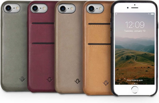 Twelve South Back Cover Δερματίνης 1mm Καφέ (iPhone 8/7 Plus)