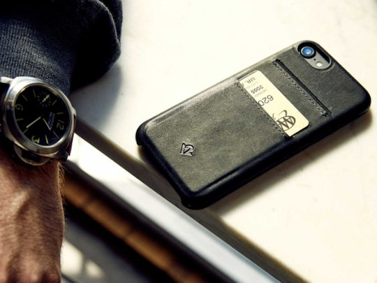 Twelve South Back Cover Δερματίνης 1mm Μαύρο (iPhone 8/7 Plus)