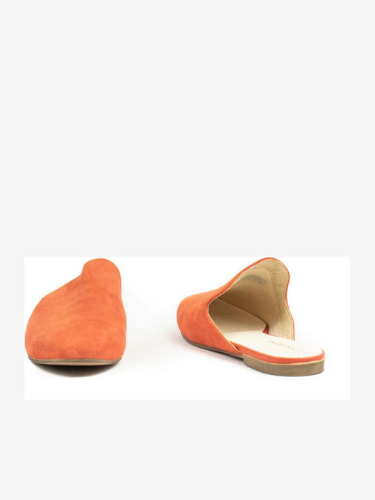 Ayden Flat Mules σε Πορτοκαλί Χρώμα