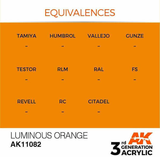 AK Interactive Χρώμα Μοντελισμού Πορτοκαλί 17ml