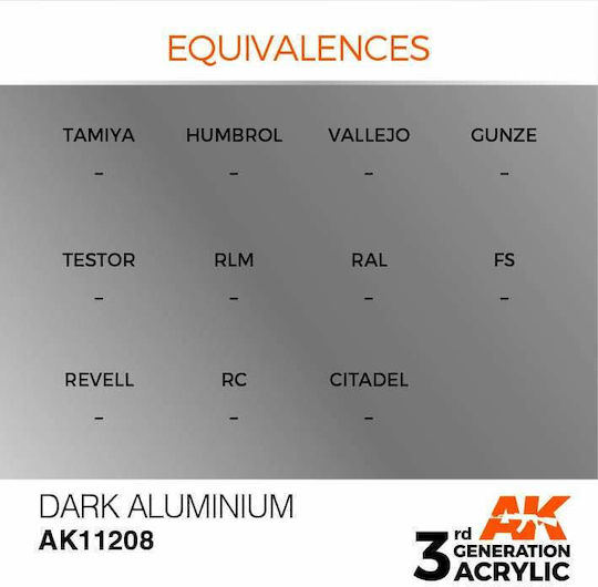 AK Interactive Culoare Modelism în culoarea Argintiu 17ml