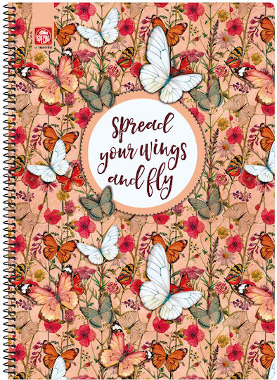 Special Spiral School Notebook Ruled B5 3 Subjects (Various Designs)