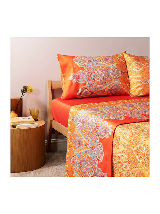 Bassetti Sheet Sets Queen 250x280cm. Granfoulard Ragusa Gold 4pcs