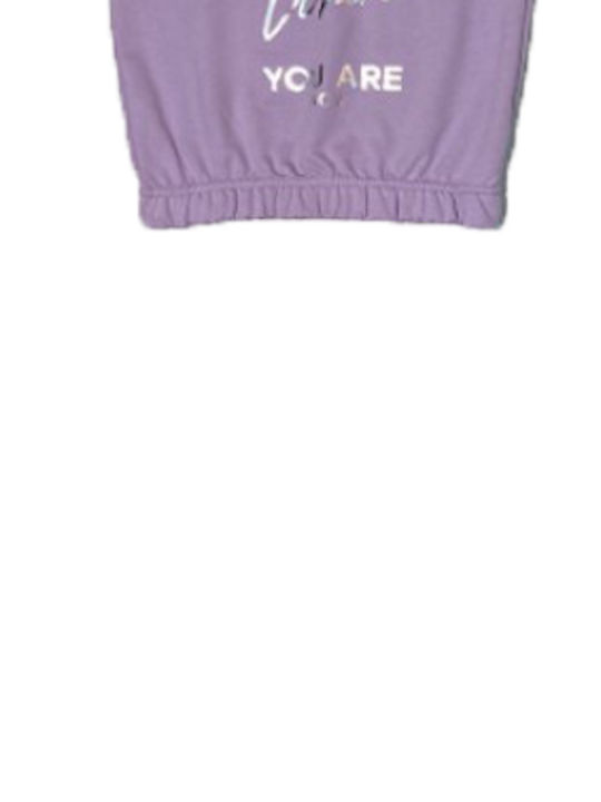 Action Sportswear Kids Set with Shorts Summer 2pcs Lilac