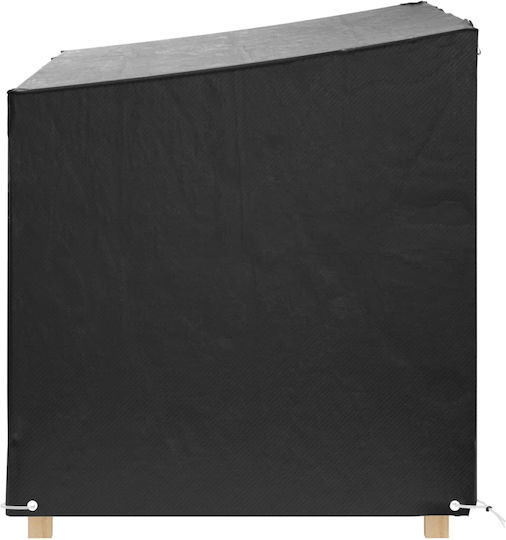 vidaXL Waterproof Garden Swing Cover Black 215x150x150cm