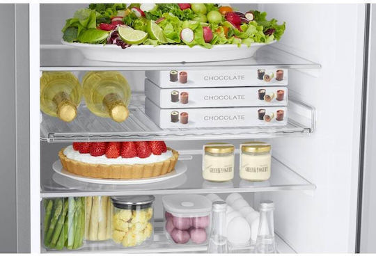 Samsung Combină frigorifică 390lt NoFrost Î203xL59.5xA65.8cm. Inox RB38C776DS9/EF