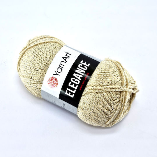 Elegance Metallic Synthetic Beige 50m 500g