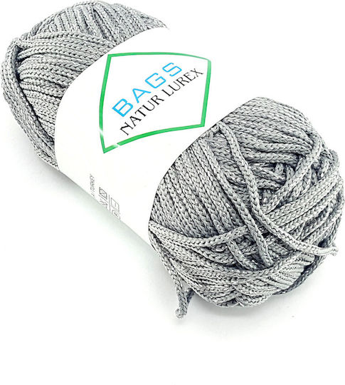 Bags On Board Polyester Knitting Yarn for Bags Gray 70m 100g