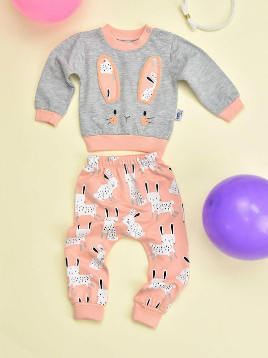 Potre Kinder Set mit Hose Sommer 2Stück Gray