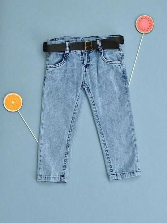 Kinder-Set mit Hose Sommer 3Stück Blau