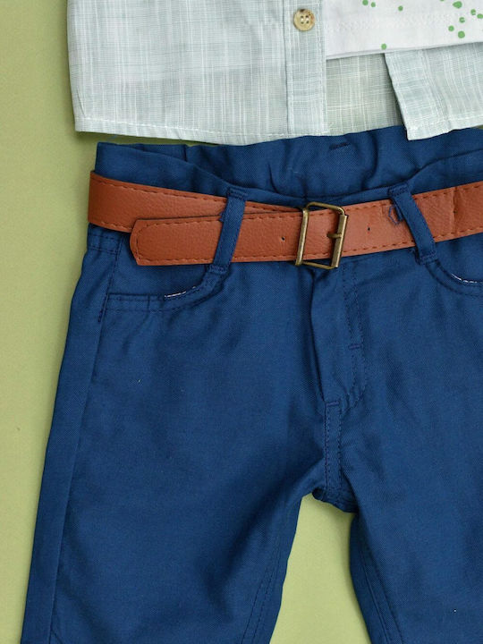 Kinder-Set mit Shorts Sommer 3Stück Grün