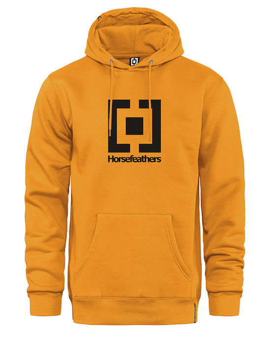 Horsefeathers Men's Sweatshirt with Hood Orange