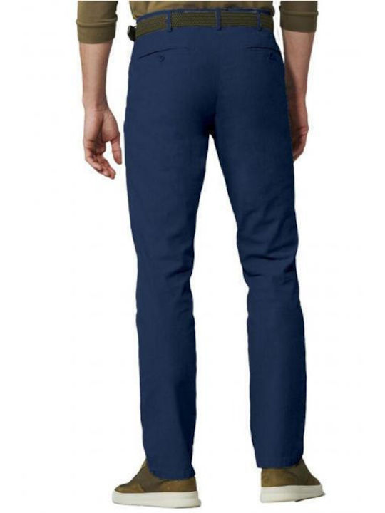 Meyer Hosen Herrenhose Chino Blau