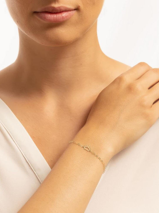 Eforo Βραχιόλι Αλυσίδα Χρυσό 14K Eforo Βραχιόλι Αλυσίδα Χρυσό 14K