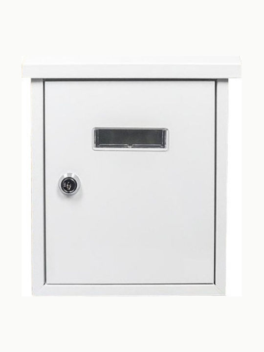 Import Hellas Outdoor Mailbox Metallic in Gray Color 19x6x19.2cm