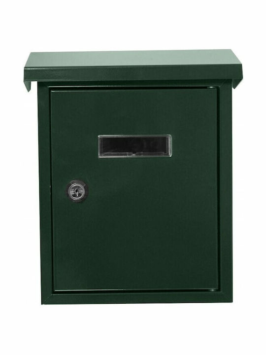 Import Hellas Outdoor Mailbox Metallic in Gray Color 19x6x19.2cm