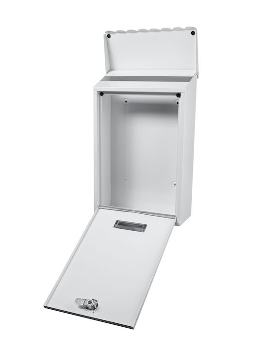 Apartment Building Mailbox Inox in Black Color 40x40x40cm