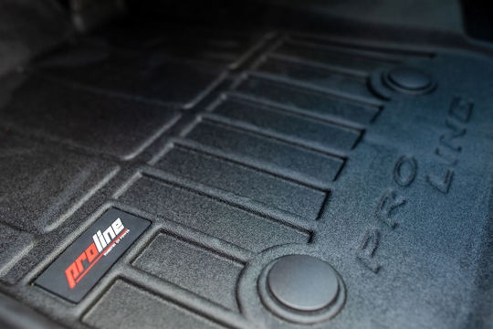 Frogum Set of Front and Rear Mats 4pcs Tray Type for Volkswagen T-Cross 2018 Black