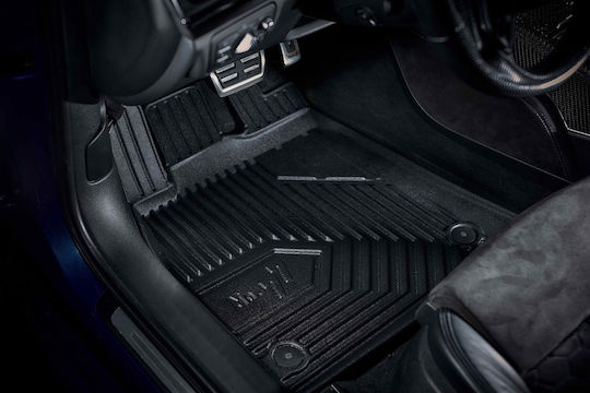 Frogum Set of Front and Rear Mats 4pcs for Mercedes-Benz CLK Class 2002-2009 Black