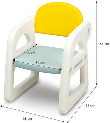 Toyz Tafel Beidseitig Bodenständer Yellow