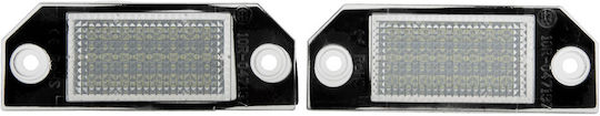 Kennzeichenbeleuchtungen LED für Ford C-Max / Focus 2004+ 2Stück