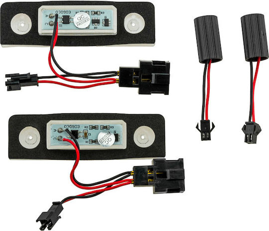 NTY Lumini pentru plăcuțele de înmatriculare Lumini LED 12V pentru Skoda Octavia / Roomster 2buc