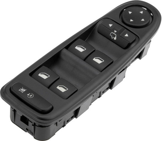 NTY Car Window Switch for Citroen C4 Grand Picasso / C4 Picasso 3pin Black