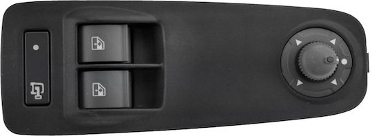 NTY Car Window Switch for Citroen Jumper Fiat Ducato Peugeot Boxer 2006+ Black