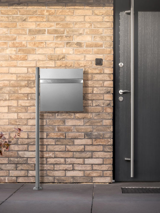 ML-Design Γραμματοκιβώτιο Εξωτερικού Χώρου Inox σε Ασημί Χρώμα ML-Design Γραμματοκιβώτιο Εξωτερικού Χώρου Inox σε Ασημί Χρώμα