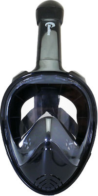 Bluewave Silicone Full Face Diving Mask 61059 S/M Black