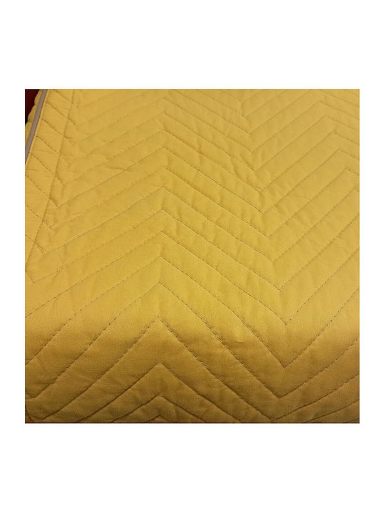 Guy Laroche Mineral Κουβερλί Μονό Microfiber Citron 170x250cm