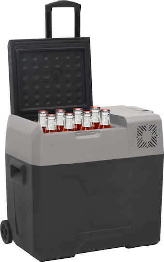 vidaXL Frigider Portabil 40L Negru