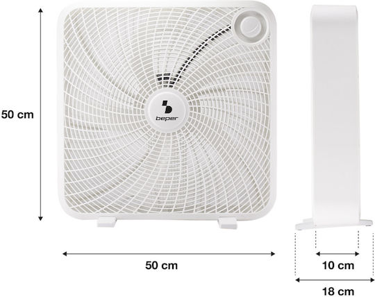 Beper Box Fan 60W Διαμέτρου 50cm Λευκό