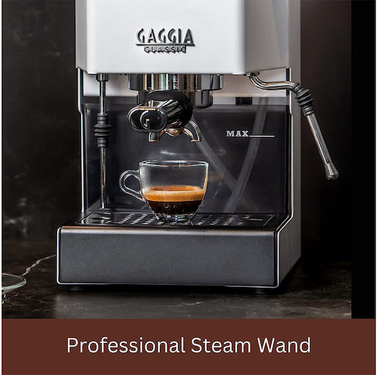 Gaggia Classic Evo Espressomaschine 1300W Druck 15bar 2023 White