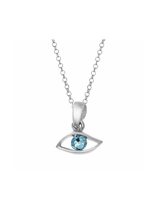 Amor Amor Halskette Auge aus Silber