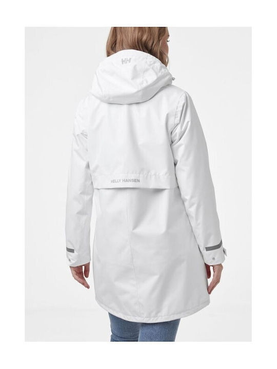 Helly Hansen Women's Short Puffer Jacket for Spring or Autumn White