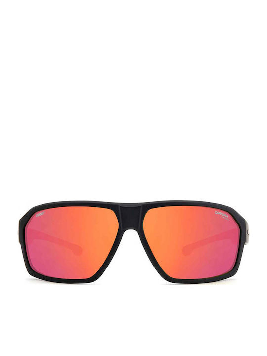 Carrera Men's Sunglasses with Black Horn-Rimmed Frame and Grey Gradient Mirror Lens 020/S OIT/UZ