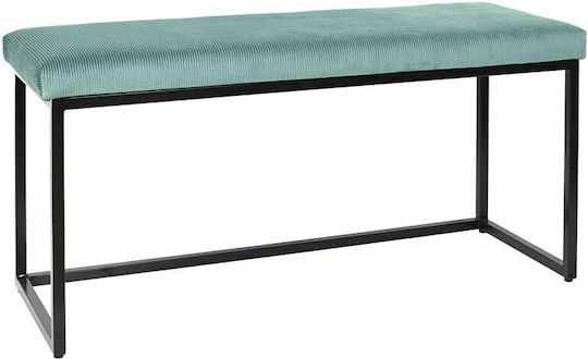 Taburet Tapițat cu Catifea Verde Mentă 100x39x49cm