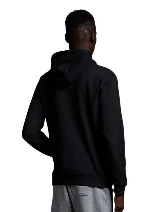 Herren Sweatshirt mit Kapuze und Taschen Schwarz