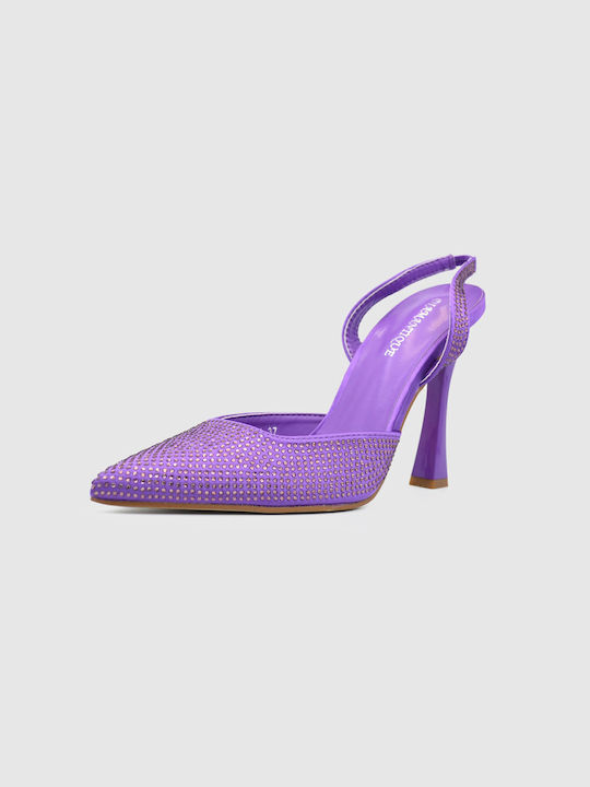 Joya Pantofi cu toc Violet